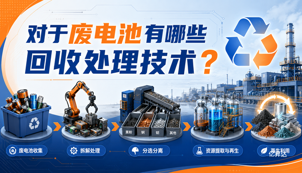 对于废电池有哪些回收处理技术？