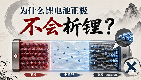 为什么锂电池正极不会析锂?