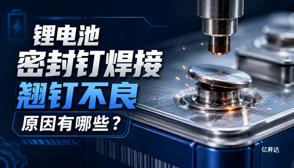 锂电池密封钉焊接翘钉不良原因有哪些?