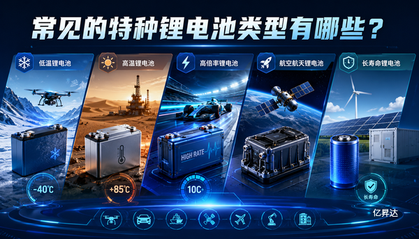 常见的特种锂电池类型有哪些？