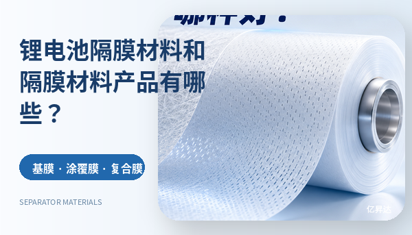 锂电池隔膜材料和隔膜材料产品有哪些？