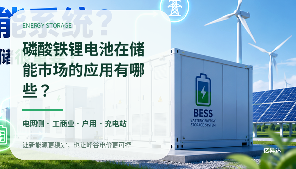 磷酸铁锂电池在储能市场的应用有哪些?