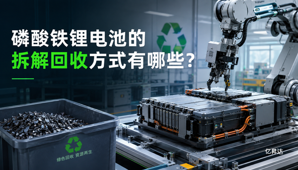 磷酸铁锂电池的拆解回收方式有哪些？