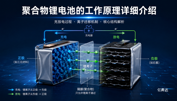 聚合物锂电池的工作原理详细介绍