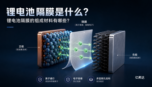 锂电池隔膜是什么？锂电池隔膜的组成材料有哪些？