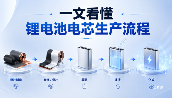 一文看懂锂电池电芯生产流程