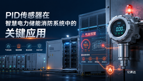 PID传感器在智慧电力储能消防系统中的关键应用