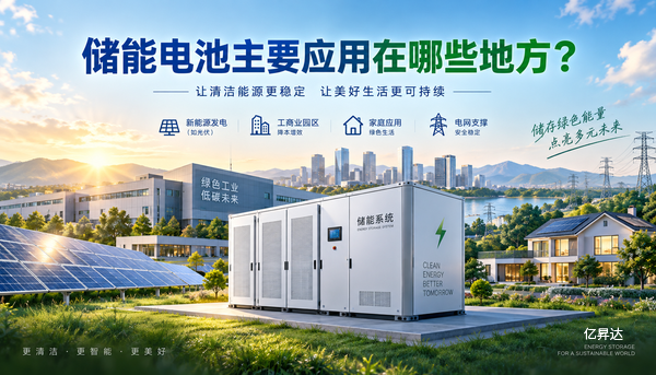 储能电池主要应用在哪些地方？