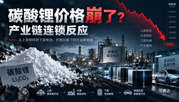 碳酸锂价格崩了？产业链连锁反应