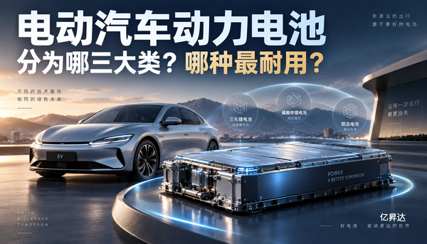 电动汽车动力电池分为哪三大类？哪种最耐用？