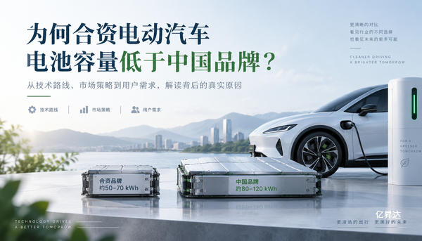 合资电动汽车电池容量比中国品牌小吗？差异主要看这几点