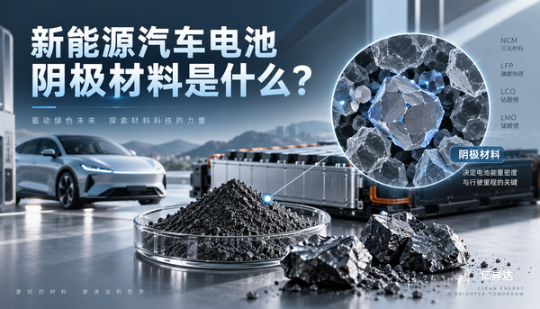新能源汽车电池阴极材料是什么？