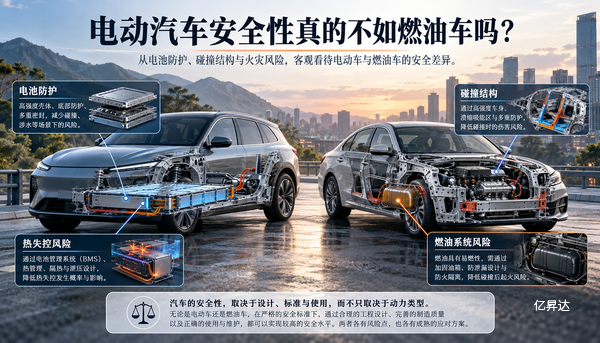 电动汽车安全性真的不如燃油车吗？